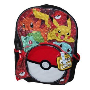 Pokemon Back Pack Nwot Has Backpack and Small Pokeball Bag